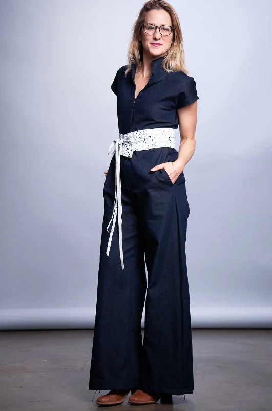 Updraft Jumpsuit - Intense Denim