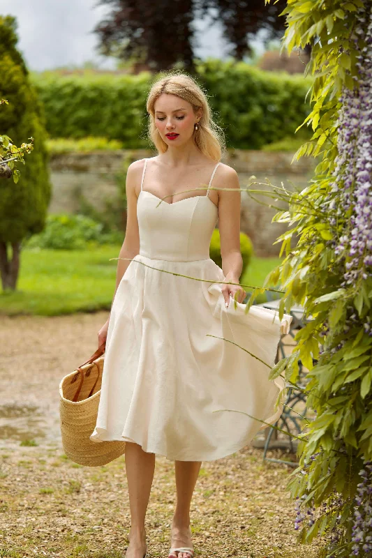 Bardot Linen Dress