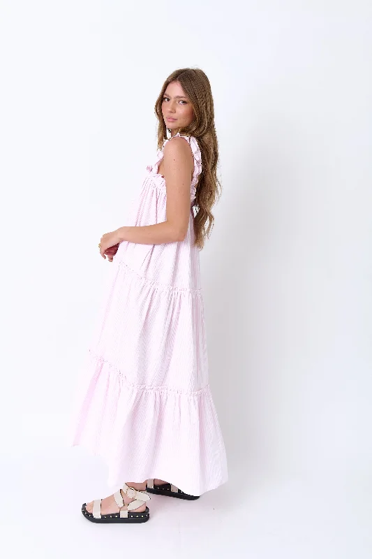 ELLAS Dress Pink Stripe