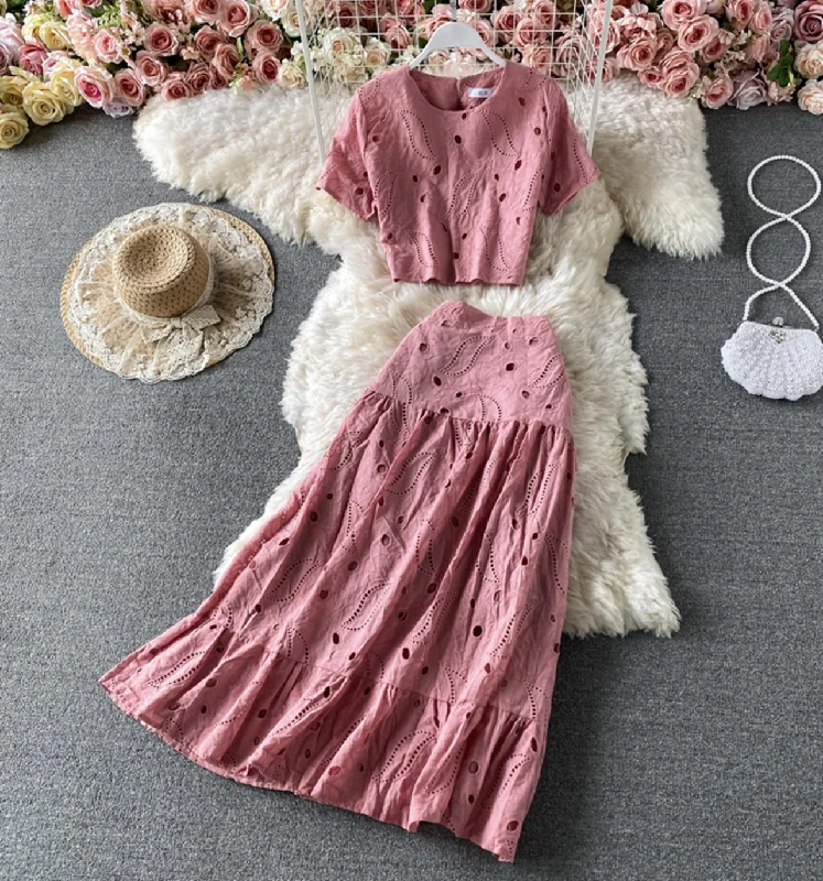 Sweet A line dress two pieces dress  705